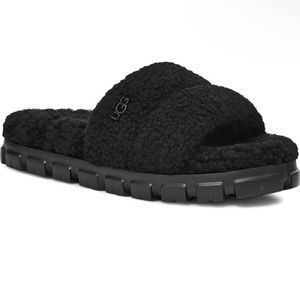 Ugg Cozzetta Curly Genuine Shearling Slide Slipper (Women)